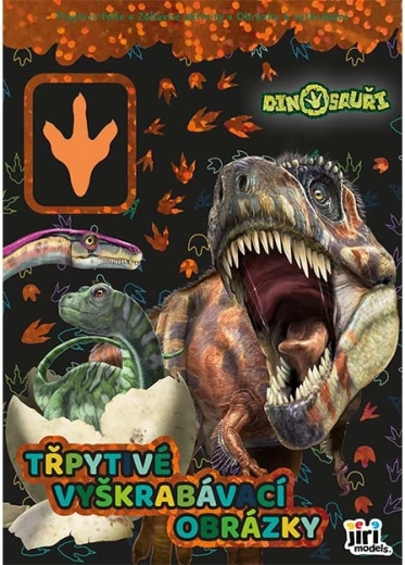 Mirdzoši izskrāpējamie attēli Dinozauri