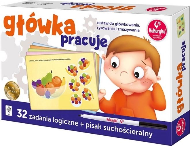 Główka pracuje – izglītojoša loģikas spēle bērniem no 7 gadu vecuma