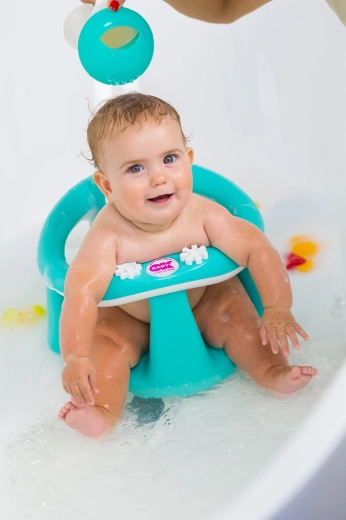 Safer bathing with a thermometer and level indicator