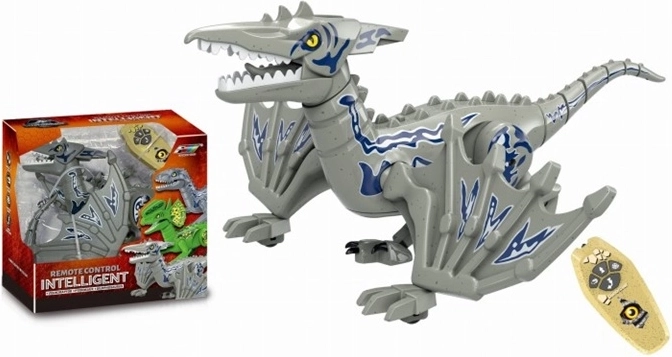 Tālvadības dinozaurs ar spārniem, pelēks