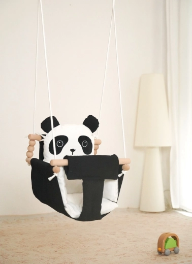 Playful panda design for the children's room