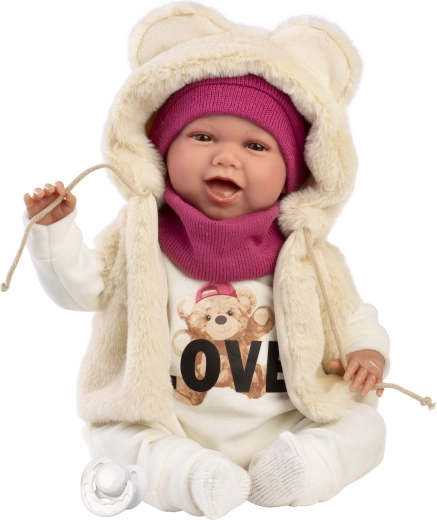 Llorens NEW BORN reālistiska zīdaiņa lelle ar skaņām 42 cm