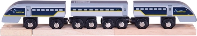 Ātrais vilciens Eurostar E320 ar sliedēm