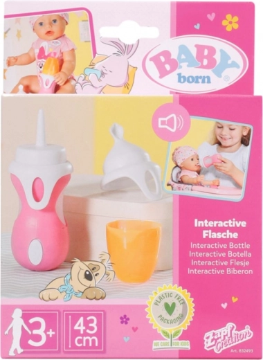 Interaktīva pudelīte un karotīte lellēm BABY Born