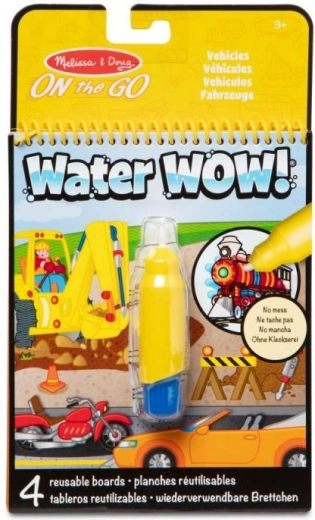 Ūdens krāsojamā grāmatiņa Water Wow Transportlīdzekļi – Melissa & Doug