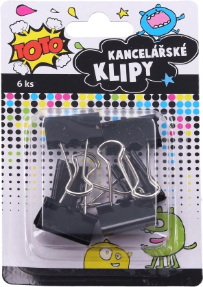 Kancelejas klipši 25 mm, 6 gab.