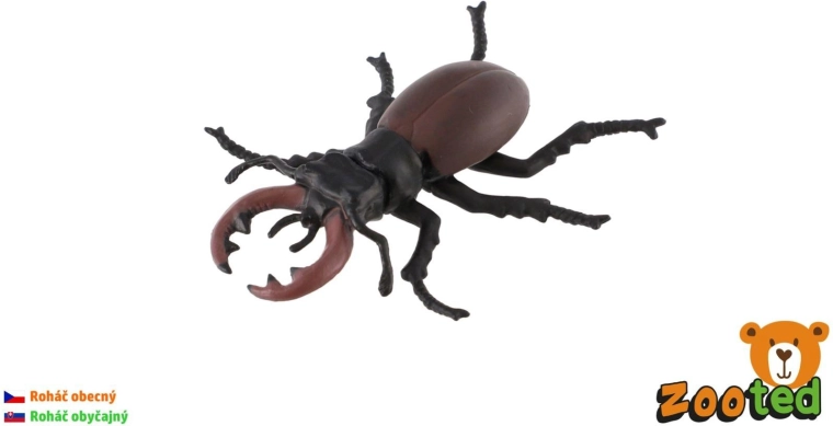Plastic Stag Beetle Figure 8 cm