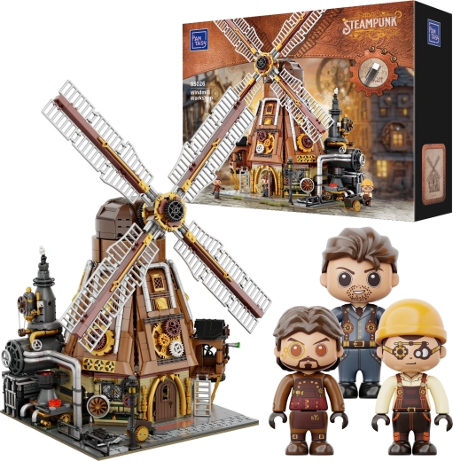 Konstruktors PANTASY – steampunk vējdzirnavas Workshop
