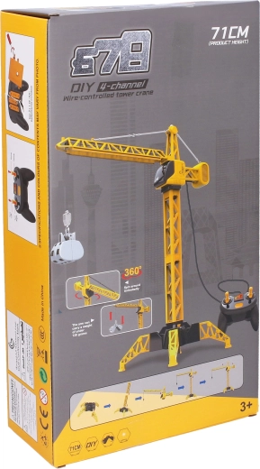 Torņa celtnis ar vadu 71 cm