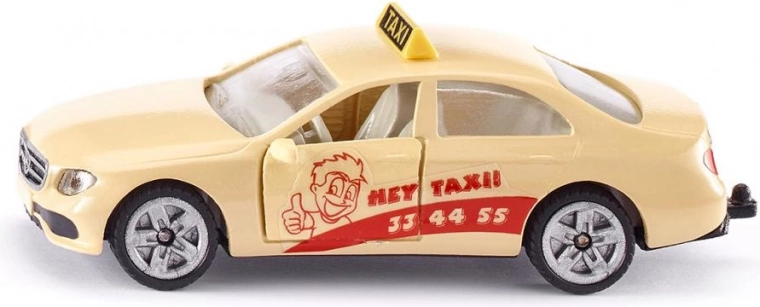 Siku Super taksometrs MERCEDES‑BENZ E‑Klasse – metāla modelis