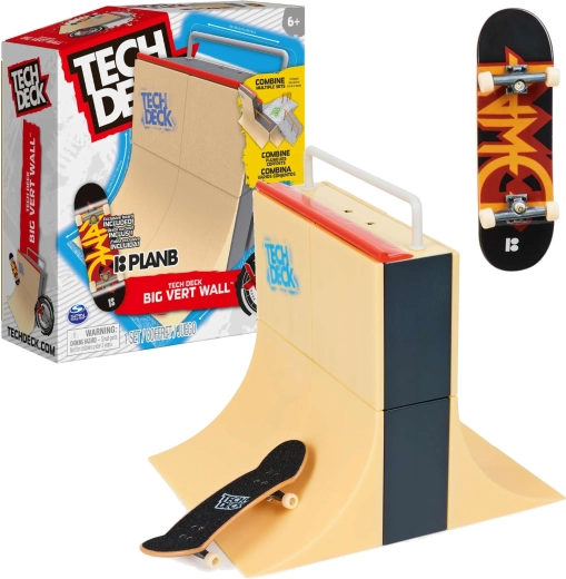 Tech Deck rampa Big Vert Wall ar fingerbordu