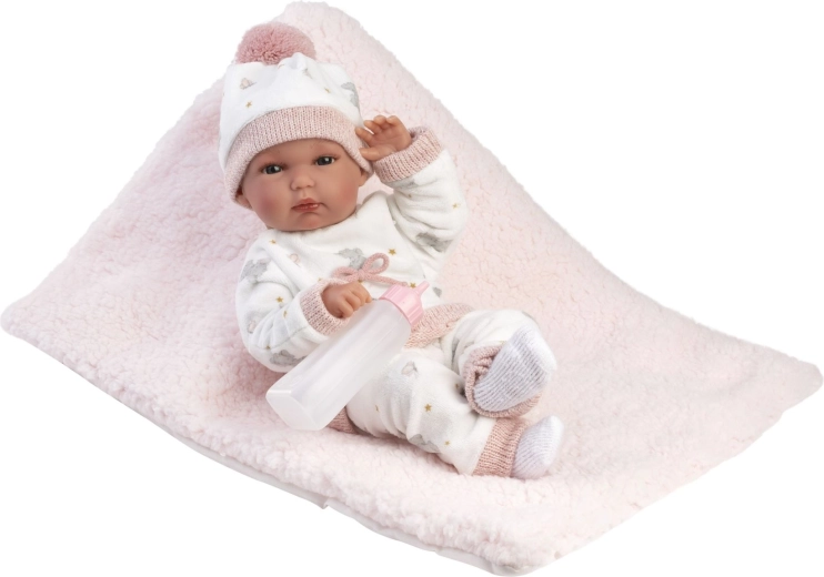 Llorens New born meitenīte – reālistiska zīdaiņa lelle 35 cm