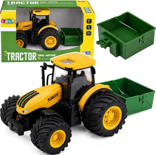 1:24 Farm Tractor with Fertilizer Spreader, Lights and Sounds