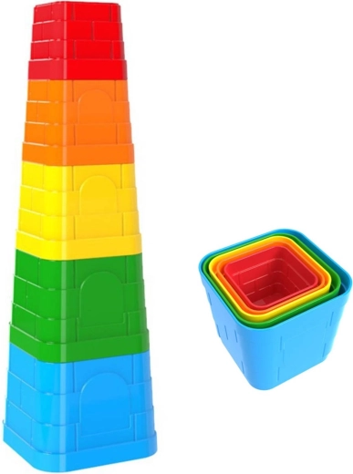 Kubus baby square stacking pyramid (5 pieces)
