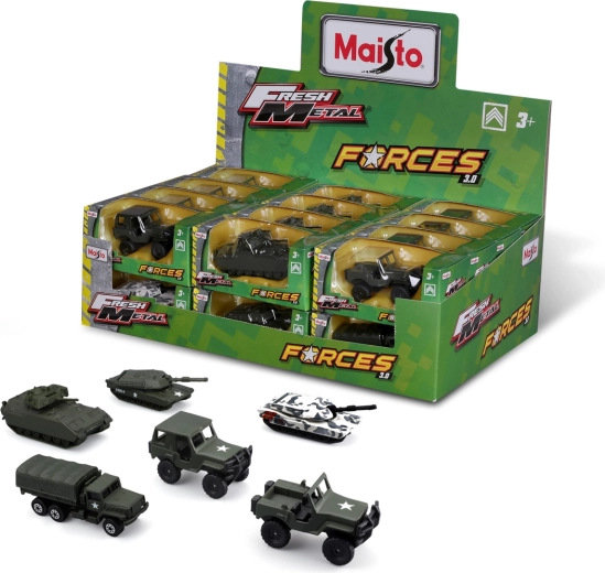 Maisto Fresh Metal Force 3.0 military vehicle in 1:64 scale - 1 piece