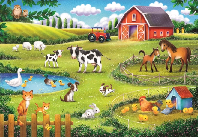 CLEMENTONI Animal Farm Puzzle 30 pieces