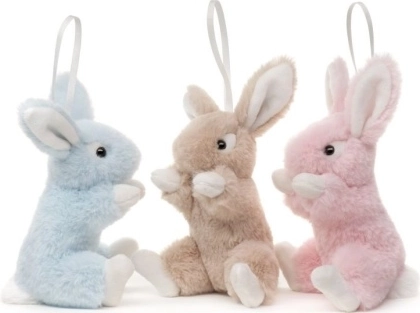 Videi draudzīgs plīša trusītis 15 cm (3 krāsas)