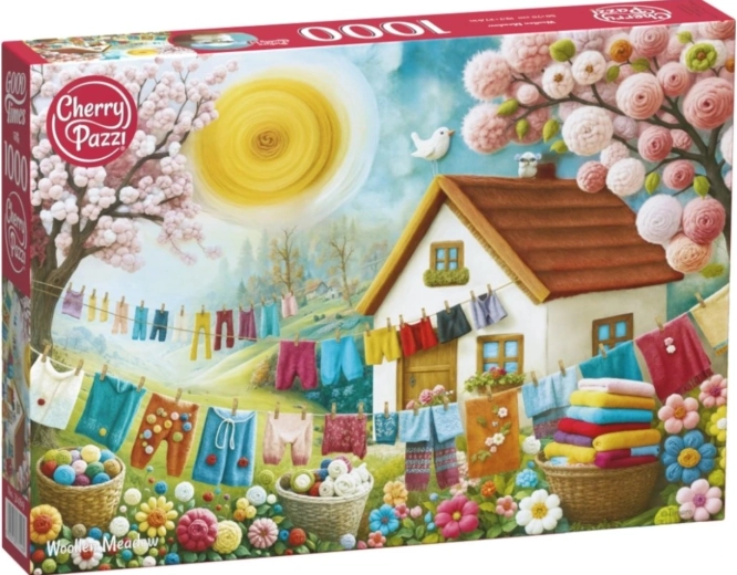 PUZZLE CHERRY PAZZI – Vilnainā pļava, 1000 gabalu