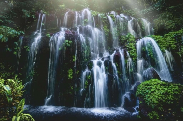 Ravensburger puzle Waterfall Retreat Bali 3000 gabali