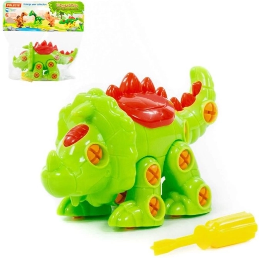 Skrūvējamais dinozaurs Triceratops