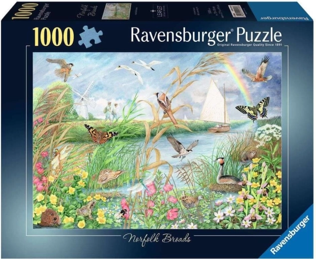 Ravensburger puzzle Norfolk Lake 1000 pieces