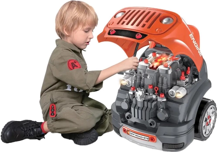 Buddy Toys bērnu automehāniķa darbnīca