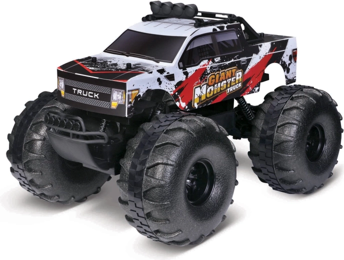 Maisto RC bezceļa auto Giant Wheel Offroad baltā krāsā