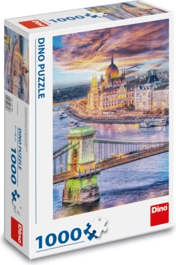Ikonisks Budapeštas motīvs košās krāsās