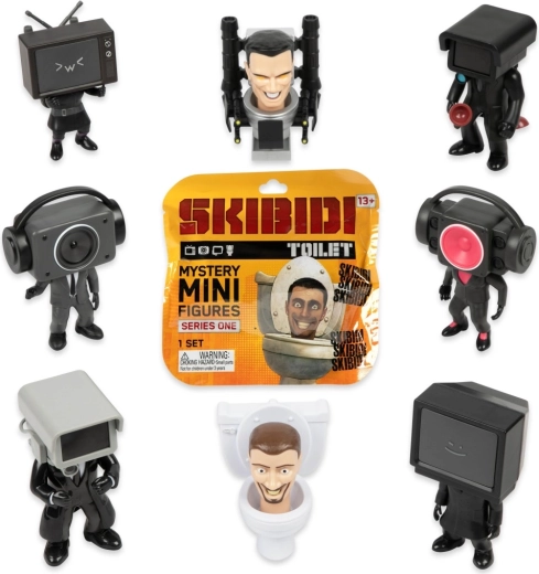 Skibidi Toilet noslēpumainā minifigūriņa