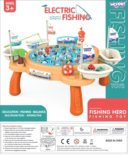 Rotating fish and sound effects