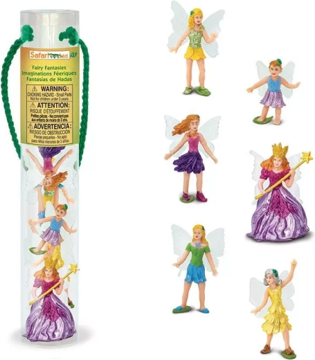 Safari Ltd. designer tube with fairy tale fairy figurines