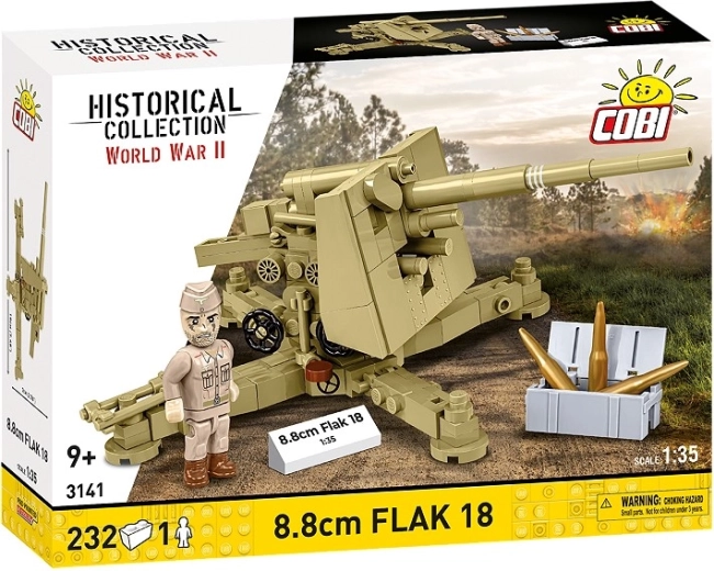 Building Set 8.8 cm Flak 18 1:35 – historic desert gun