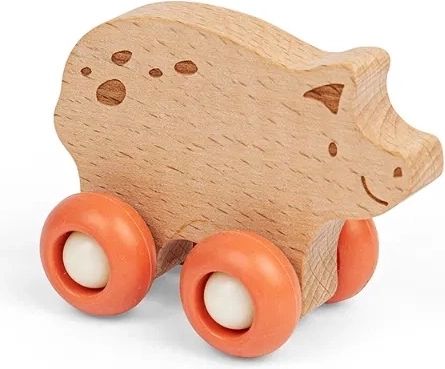 Wooden Toy on Wheels - Domestic Animal