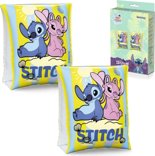 Piepūšamie peldēšanas uzrokuļi DISNEY Lilo & STITCH bērniem 3–6 gadu vecumā