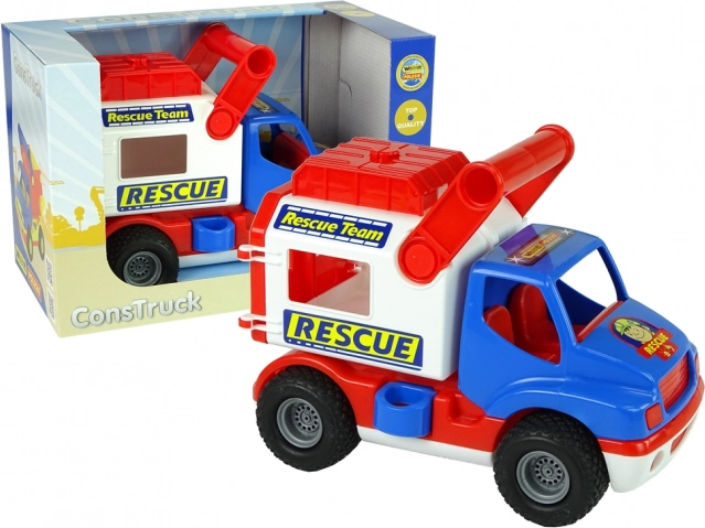 Rescue Truck ConTruck blue-white POLESIE