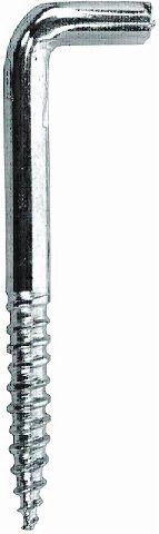 Screw hook with slot 4.4 × 50 mm, galvanized (100 pcs)