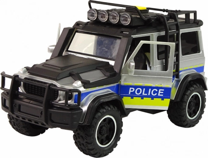 Policijas sirēnas gaismas un skaņas