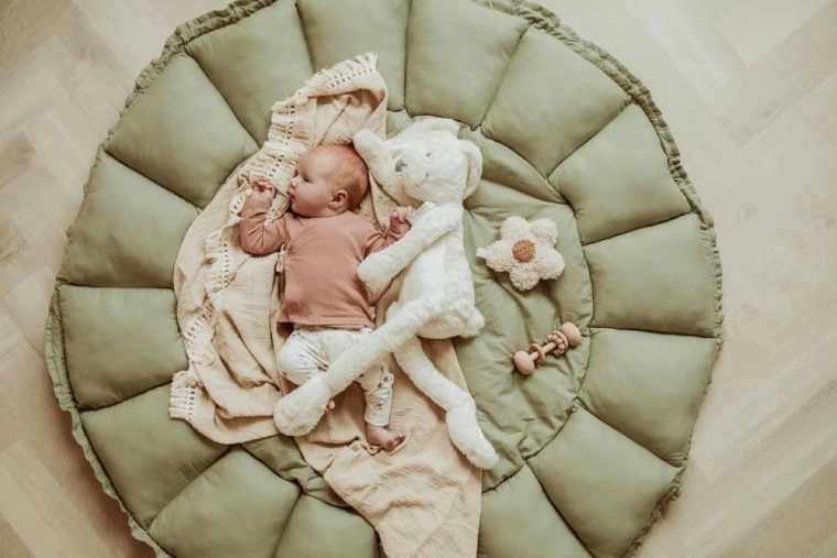 A soft surface for playing and resting