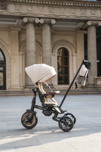Comfort on walks: reclining backrest and canopy