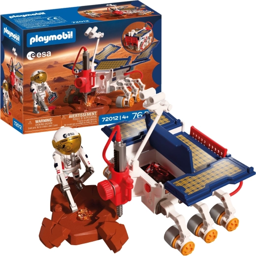 Playmobil kosmosa misija uz Marsu – Marsa roveris un ESA astronauts ar piederumiem, 76 detaļas