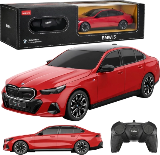 BMW i5 RC auto 1:24 sarkans RASTAR