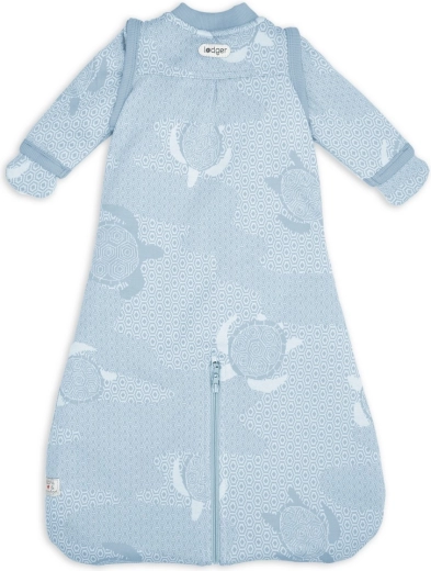 Three-way zipper for easy diaper changes