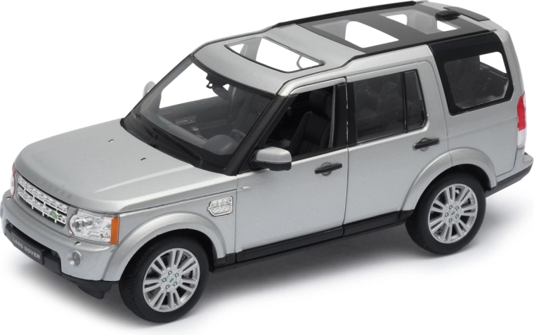 Welly Land Rover Discovery IV 1:24 sudrabains auto modelis