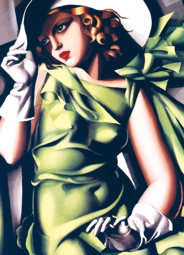 EUROGRAPHICS Puzzle Girl in Green 1000 pieces