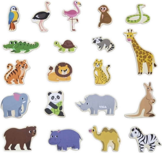 20 magnets with animal designs