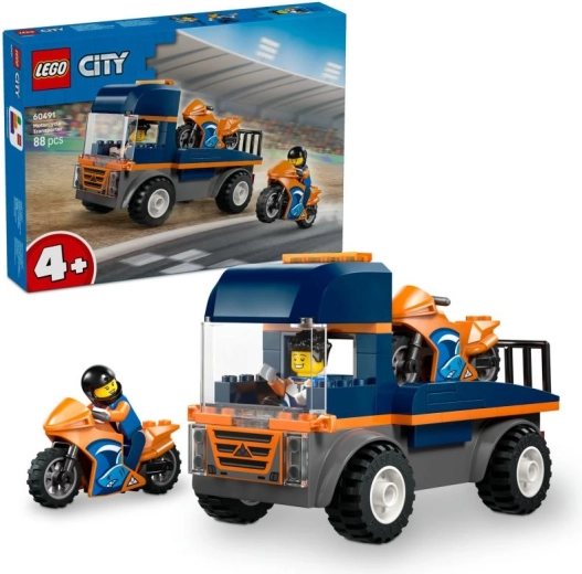 LEGO City motociklu pārvadāšanas kravas auto