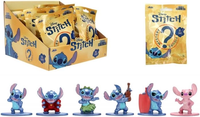 Stitch nano figūriņa maisiņā – kolekcionējama miniatūra (6 veidi)