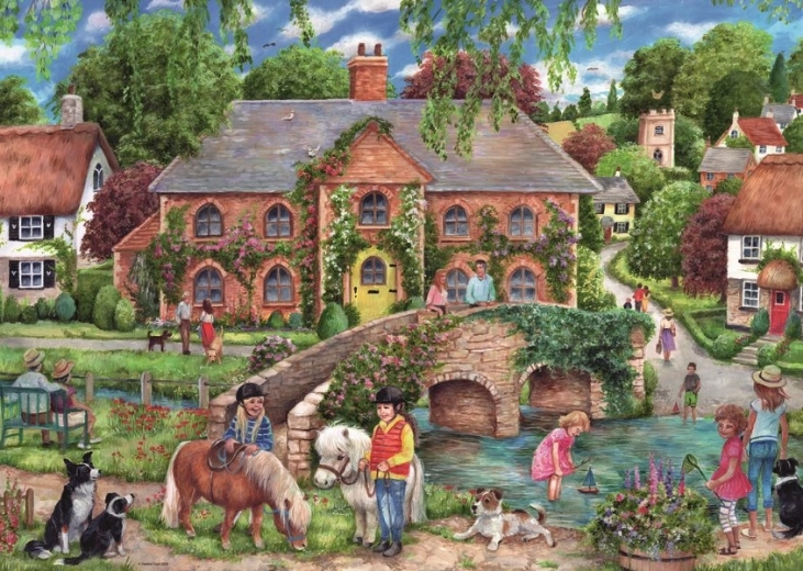 Ravensburger puzle Dzīve laukos 1000 gabaliņi