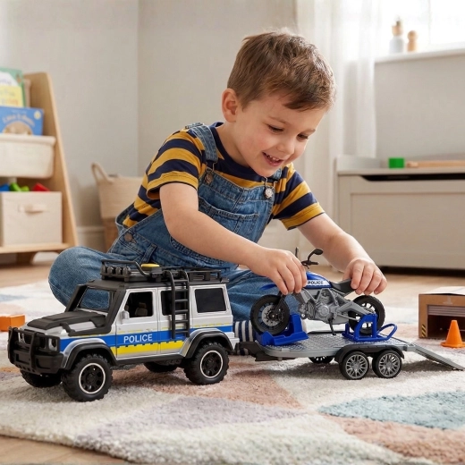 Piekabe policijas motociklam