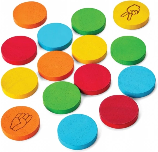 PlanToys mini pexeso akmens, šķēres, papīrs
